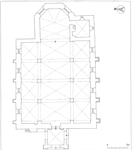 Plan au sol. © André Céréza / Région Bourgogne-Franche-Comté, Inventaire du patrimoine - 2000