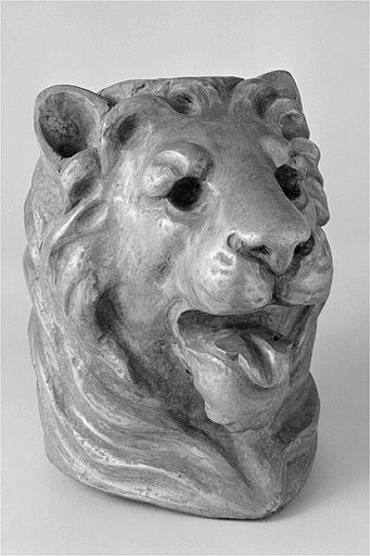 Tête de lion. © Jérôme Mongreville / Région Bourgogne-Franche-Comté, Inventaire du patrimoine - 2000