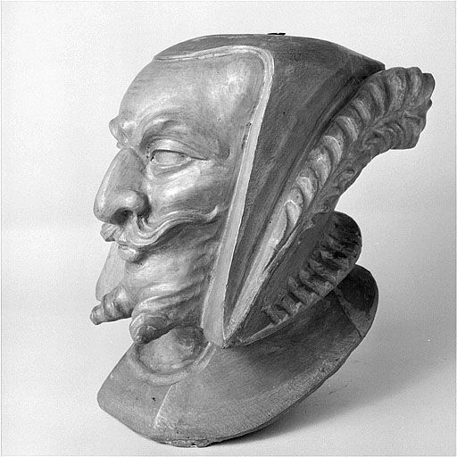 Méphistophélès, vu de profil. © Jérôme Mongreville / Région Bourgogne-Franche-Comté, Inventaire du patrimoine - 2000