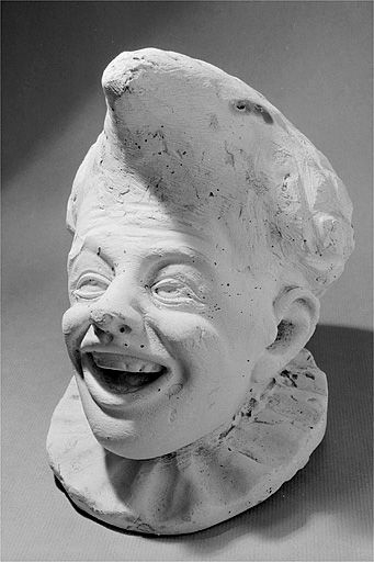 Clown (Pierrot ?). © Jérôme Mongreville / Région Bourgogne-Franche-Comté, Inventaire du patrimoine - 2000