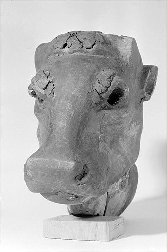 Tête de boeuf. © Jérôme Mongreville / Région Bourgogne-Franche-Comté, Inventaire du patrimoine - 2000