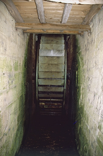 Roue hydraulique en dessus. © Yves Sancey / Région Bourgogne-Franche-Comté, Inventaire du patrimoine - 2000