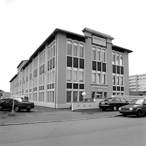 Vue de trois quarts droite de l'atelier nord. © Yves Sancey / Région Bourgogne-Franche-Comté, Inventaire du patrimoine - 2000