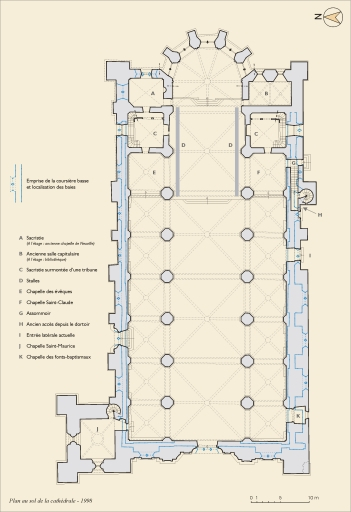 Plan au sol. © André Céréza / Région Bourgogne-Franche-Comté, Inventaire du patrimoine - 2001