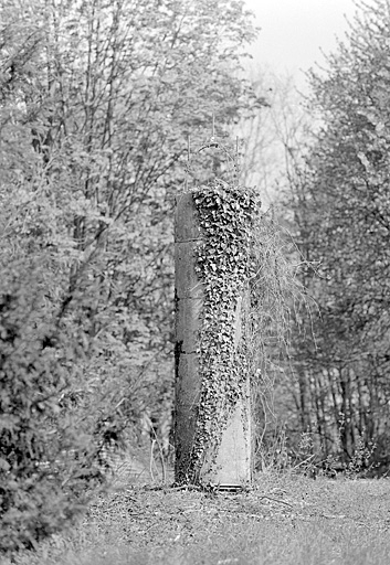 Pilier nord de la mire nord. © Jérôme Mongreville / Région Bourgogne-Franche-Comté, Inventaire du patrimoine - 2002
