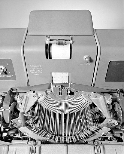 Détail du système imprimant. © Jérôme Mongreville / Région Bourgogne-Franche-Comté, Inventaire du patrimoine - 2003