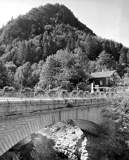 Pont des Douanes : vue de trois quarts, depuis la rive gauche en aval. © Yves Sancey / Région Bourgogne-Franche-Comté, Inventaire du patrimoine - 2003 Pont des Douanes : vue de trois quarts, depuis la rive gauche en aval. © Yves Sancey / Région Bourgogne-Franche-Comté, Inventaire du patrimoine - 2003