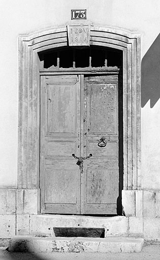 Entrée principale. © Yves Sancey / Région Bourgogne-Franche-Comté, Inventaire du patrimoine - 2003