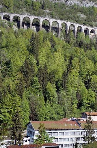 Elévation orientale, vue depuis Morez. © Yves Sancey / Région Bourgogne-Franche-Comté, Inventaire du patrimoine - 2005