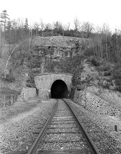 Tunnel : tête côté La Cluse (sud). © Yves Sancey / Région Bourgogne-Franche-Comté, Inventaire du patrimoine - 2005