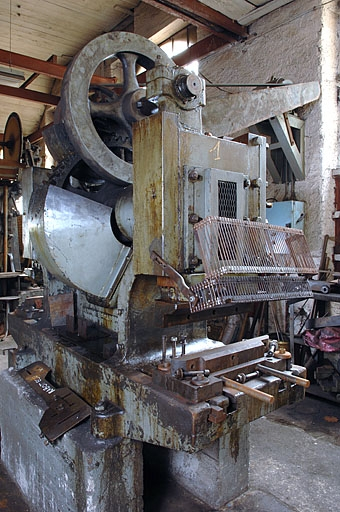 Détail de la cisaille droite. © Jérôme Mongreville / Région Bourgogne-Franche-Comté, Inventaire du patrimoine - 2005 Détail de la cisaille droite. © Jérôme Mongreville / Région Bourgogne-Franche-Comté, Inventaire du patrimoine - 2005