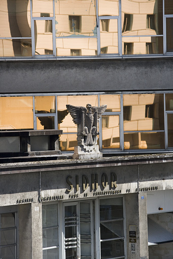 Détail : aigle de Besançon. © Yves Sancey / Région Bourgogne-Franche-Comté, Inventaire du patrimoine - 2006