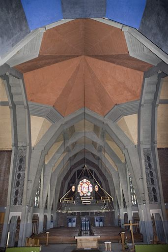 Plafond du transept. © Yves Sancey / Région Bourgogne-Franche-Comté, Inventaire du patrimoine - 2006