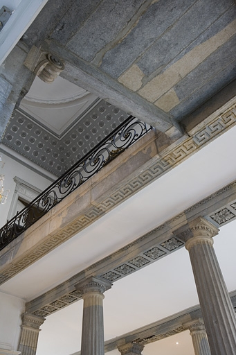 Détail du décor de l'entrée. © Yves Sancey / Région Bourgogne-Franche-Comté, Inventaire du patrimoine - 2007