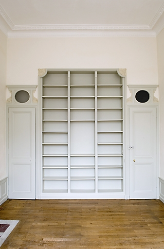 Détail de l'ancienne alcove de la chambre à droite du salon. © Jérôme Mongreville / Région Bourgogne-Franche-Comté, Inventaire du patrimoine - 2007