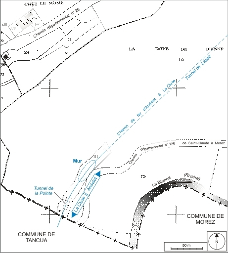 Plan-masse et de situation. Extrait du plan cadastral informatisé, 2006, section BK, échelle 1:2000. © André Céréza / Région Bourgogne-Franche-Comté, Inventaire du patrimoine - 2007 Plan-masse et de situation. Extrait du plan cadastral informatisé, 2006, section BK, échelle 1:2000. © André Céréza / Région Bourgogne-Franche-Comté, Inventaire du patrimoine - 2007