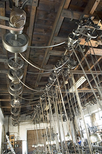 Système de transmission. © Jérôme Mongreville / Région Bourgogne-Franche-Comté, Inventaire du patrimoine - 2008