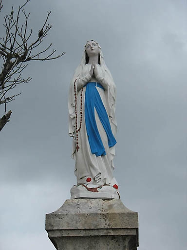 Statue de la Vierge. © Anne-Laure Madinier / Région Bourgogne-Franche-Comté, Inventaire du patrimoine - 2008