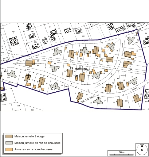 Plan-masse et de situation. Extrait du plan cadastral numérisé, 2007, section AL, 1:1000. Source : Direction générale des Finances Publiques - Cadastre ; mise à jour : 2007. © André Céréza / Région Bourgogne-Franche-Comté, Inventaire du patrimoine - 2008 Plan-masse et de situation. Extrait du plan cadastral numérisé, 2007, section AL, 1:1000. Source : Direction générale des Finances Publiques - Cadastre ; mise à jour : 2007. © André Céréza / Région Bourgogne-Franche-Comté, Inventaire du patrimoine - 2008