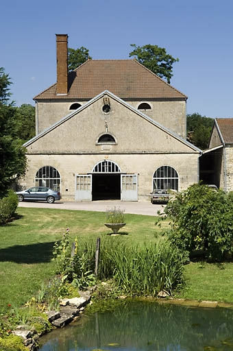 Le haut fourneau vu de face. © Jérôme Mongreville / Région Bourgogne-Franche-Comté, Inventaire du patrimoine - 2008