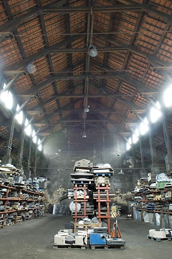 Atelier de fonderie. Vue intérieure. © Jérôme Mongreville / Région Bourgogne-Franche-Comté, Inventaire du patrimoine - 2008