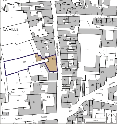 Plan-masse et de situation. Extrait du plan cadastral numérisé, 2008, section AC, 1:1000. Source : Direction générale des Finances Publiques - Cadastre ; mise à jour : 2008. © André Céréza / Région Bourgogne-Franche-Comté, Inventaire du patrimoine - 2008 Plan-masse et de situation. Extrait du plan cadastral numérisé, 2008, section AC, 1:1000. Source : Direction générale des Finances Publiques - Cadastre ; mise à jour : 2008. © André Céréza / Région Bourgogne-Franche-Comté, Inventaire du patrimoine - 2008