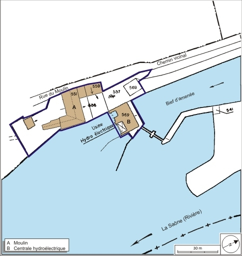Plan-masse et de situation. Extrait du plan cadastral numérisé, 2008, section B, 1:1000. Source : Direction générale des Finances Publiques - Cadastre ; mise à jour : 2008. © André Céréza / Région Bourgogne-Franche-Comté, Inventaire du patrimoine - 2008 Plan-masse et de situation. Extrait du plan cadastral numérisé, 2008, section B, 1:1000. Source : Direction générale des Finances Publiques - Cadastre ; mise à jour : 2008. © André Céréza / Région Bourgogne-Franche-Comté, Inventaire du patrimoine - 2008