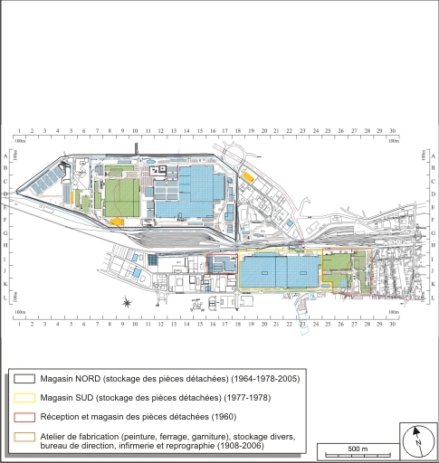 Plan-masse et de situation. © André Céréza / Région Bourgogne-Franche-Comté, Inventaire du patrimoine - 2008 Plan-masse et de situation. © André Céréza / Région Bourgogne-Franche-Comté, Inventaire du patrimoine - 2008