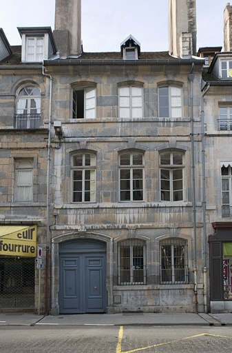 Façade sur rue, de face. © Yves Sancey / Région Bourgogne-Franche-Comté, Inventaire du patrimoine - 2009