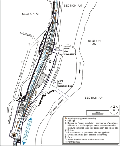 Plan de situation. © André Céréza / Région Bourgogne-Franche-Comté, Inventaire du patrimoine - 2009