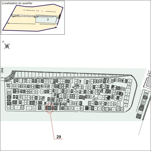 Plan de situation. © André Céréza / Région Bourgogne-Franche-Comté, Inventaire du patrimoine - 2009