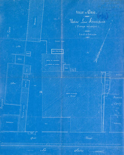 Usine Louis Sauvegrain (tissage mécanique). © Jérôme Mongreville / Région Bourgogne-Franche-Comté, Inventaire du patrimoine - 2009