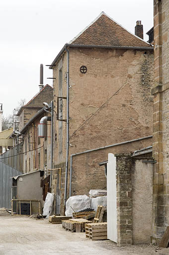 Façade postérieure de l'atelier des fours. © Jérôme Mongreville / Région Bourgogne-Franche-Comté, Inventaire du patrimoine - 2009
