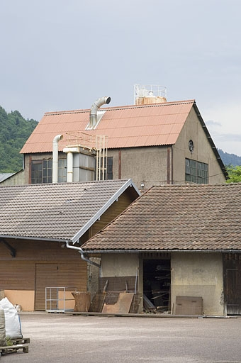 Atelier de fonderie depuis la cour est. © Jérôme Mongreville / Région Bourgogne-Franche-Comté, Inventaire du patrimoine - 2009
