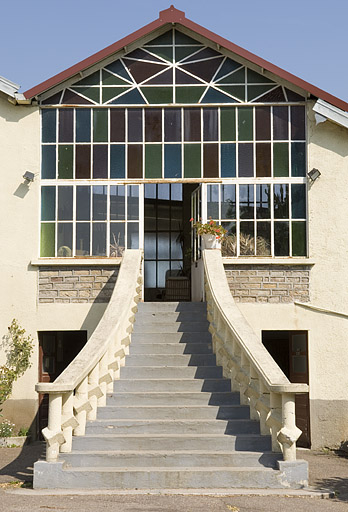 Entrée des bureaux. © Jérôme Mongreville / Région Bourgogne-Franche-Comté, Inventaire du patrimoine - 2009