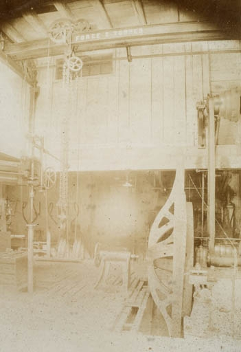 Atelier de construction (tour en l'air). © Jérôme  Mongreville (reproduction) / Région Bourgogne-Franche-Comté, Inventaire du patrimoine - 2009