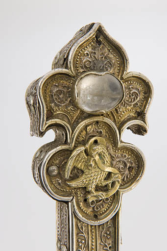 Détail : quadrilobe de saint Jean. © Jérôme Mongreville / Région Bourgogne-Franche-Comté, Inventaire du patrimoine - 2010