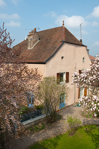 Façade postérieure, côté jardin. © Jérôme Mongreville / Région Bourgogne-Franche-Comté, Inventaire du patrimoine - 2010