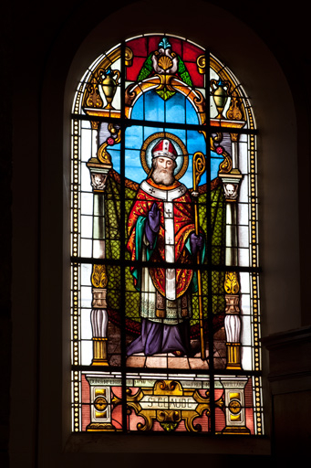 Verrière n°2 : saint Claude. Vue générale. © Jérôme Mongreville / Région Bourgogne-Franche-Comté, Inventaire du patrimoine - 2010