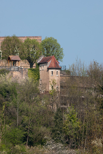 Bâtiment (H), tour d'escalier. © Jérôme Mongreville / Région Bourgogne-Franche-Comté, Inventaire du patrimoine - 2010