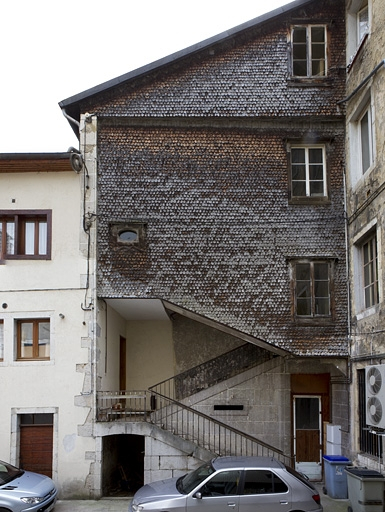 Escalier sud. © Yves Sancey / Région Bourgogne-Franche-Comté, Inventaire du patrimoine - 2010