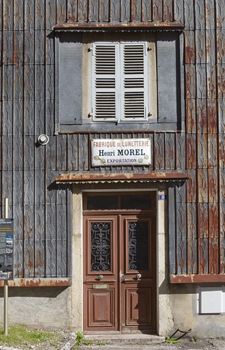 Maison : travée centrale de l'élévation antérieure. © Yves Sancey / Région Bourgogne-Franche-Comté, Inventaire du patrimoine - 2010