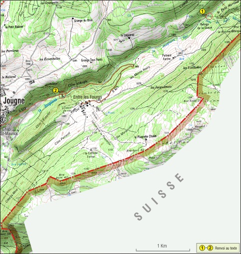 ensemble ponts partie nord-est © André Céréza / SCAN 25  IGN - 2008, Licence n° 2008CISE29-68 - 2011