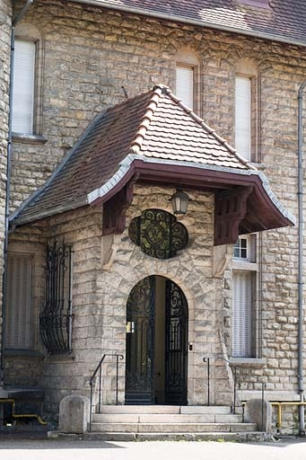 Façade nord. Entrée principale. © Jérôme Mongreville / Région Bourgogne-Franche-Comté, Inventaire du patrimoine - 2011