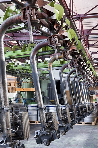 Atelier de rénovation des moteurs. Chaîne de montage (désaffectée). © Jérôme Mongreville / Région Bourgogne-Franche-Comté, Inventaire du patrimoine - 2011 Atelier de rénovation des moteurs. Chaîne de montage (désaffectée). © Jérôme Mongreville / Région Bourgogne-Franche-Comté, Inventaire du patrimoine - 2011