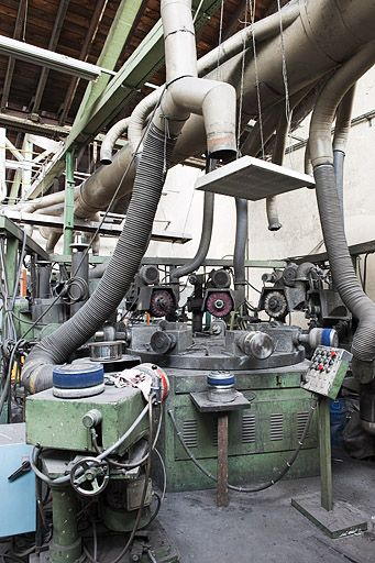 Carrousel de polissage. © Jérôme Mongreville / Région Bourgogne-Franche-Comté, Inventaire du patrimoine - 2011