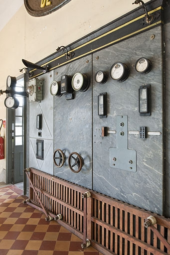 Tableau électrique. © Jérôme Mongreville / Région Bourgogne-Franche-Comté, Inventaire du patrimoine - 2012