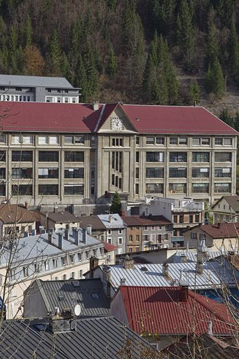 Bâtiment B : avant-corps. © Yves Sancey / Région Bourgogne-Franche-Comté, Inventaire du patrimoine - 2012 Bâtiment B : avant-corps. © Yves Sancey / Région Bourgogne-Franche-Comté, Inventaire du patrimoine - 2012