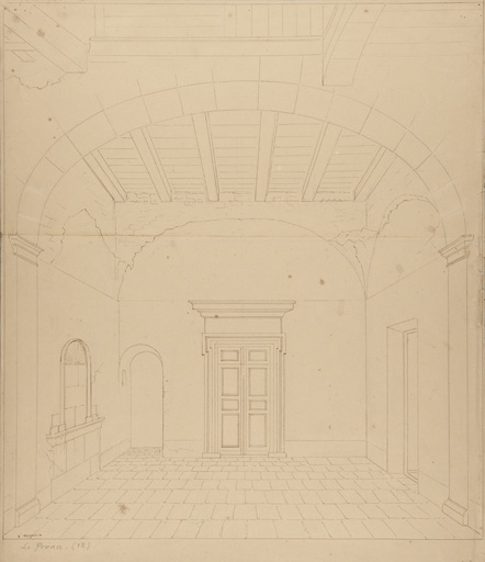 Le Préau [aile est, vestibule dit le préau, au sud], [1898]. © Mary Ruffinoni / Région Bourgogne-Franche-Comté, Inventaire du patrimoine - 2012