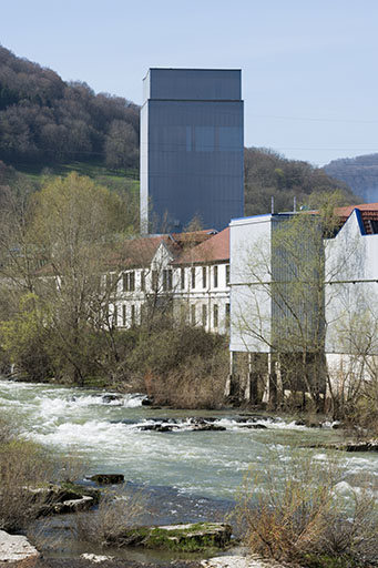 Ateliers de l'usine de laminage (rive gauche). © Jérôme Mongreville / Région Bourgogne-Franche-Comté, Inventaire du patrimoine - 2013